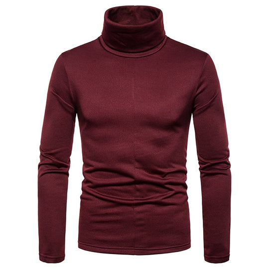 Herren Rollkragenpullover aus weichem Strickmaterial Heidi-Mode