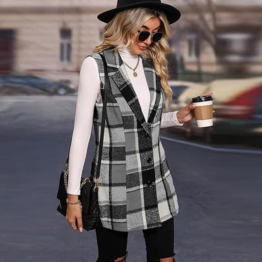 Damen modischer Langblazer Heidi-Mode