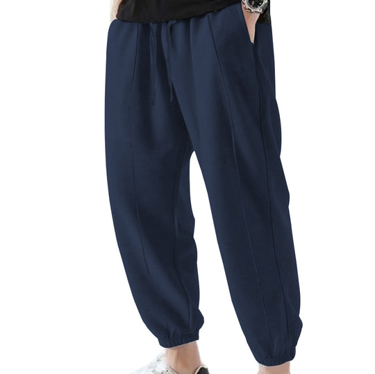 Herren Jogginghose aus atmungsaktivem Material mit verstellbarem Bund Heidi-Mode