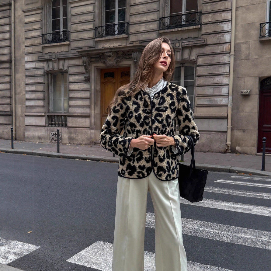 Damen kuscheliger Fleece-Jacke Heidi-Mode