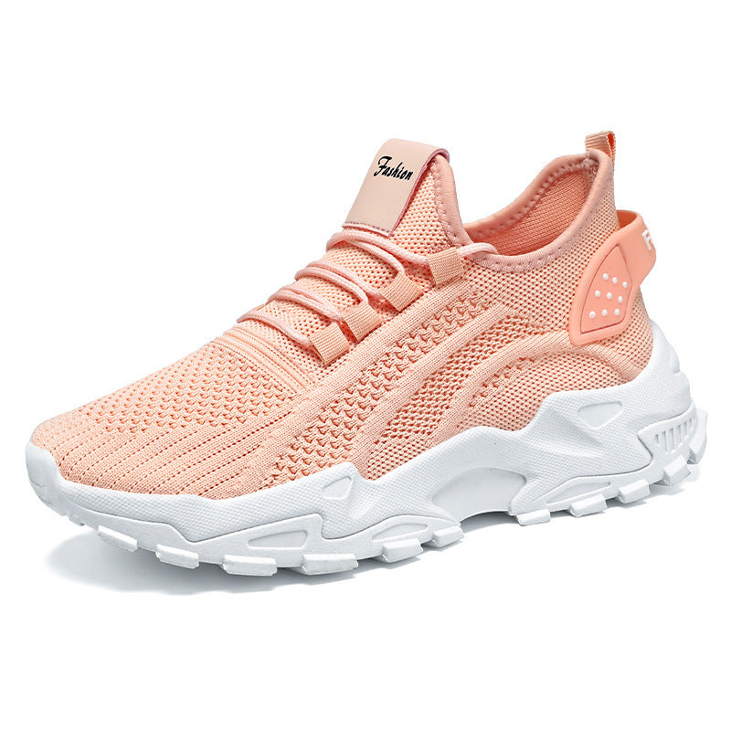 Damen Leichte und atmungsaktive Fitness Sneakers mit flexiblem Futter und rutschfester Sohle Heidi-Mode
