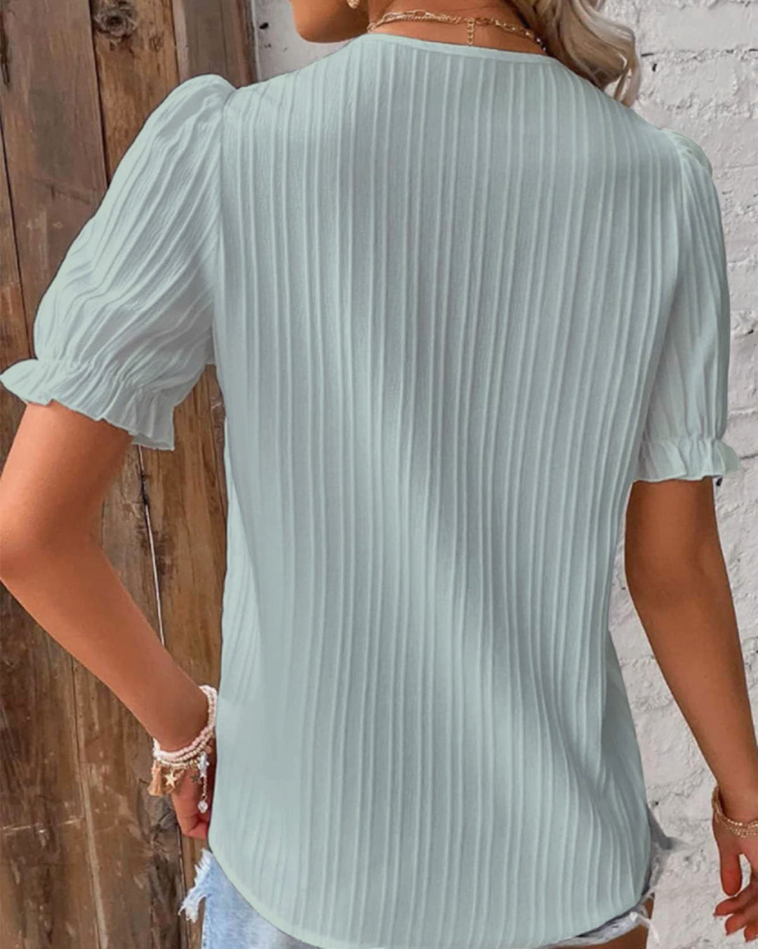 Heidi Mode | Hohle kurze Ärmel