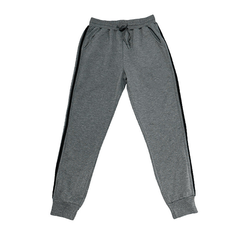 Herren bequeme Freizeit-Jogginghose mit seitlichen Streifen und elastischem Bund Heidi-Mode