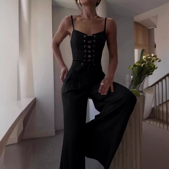 Damen Korsettbluse mit Schnüroptik Heidi-Mode