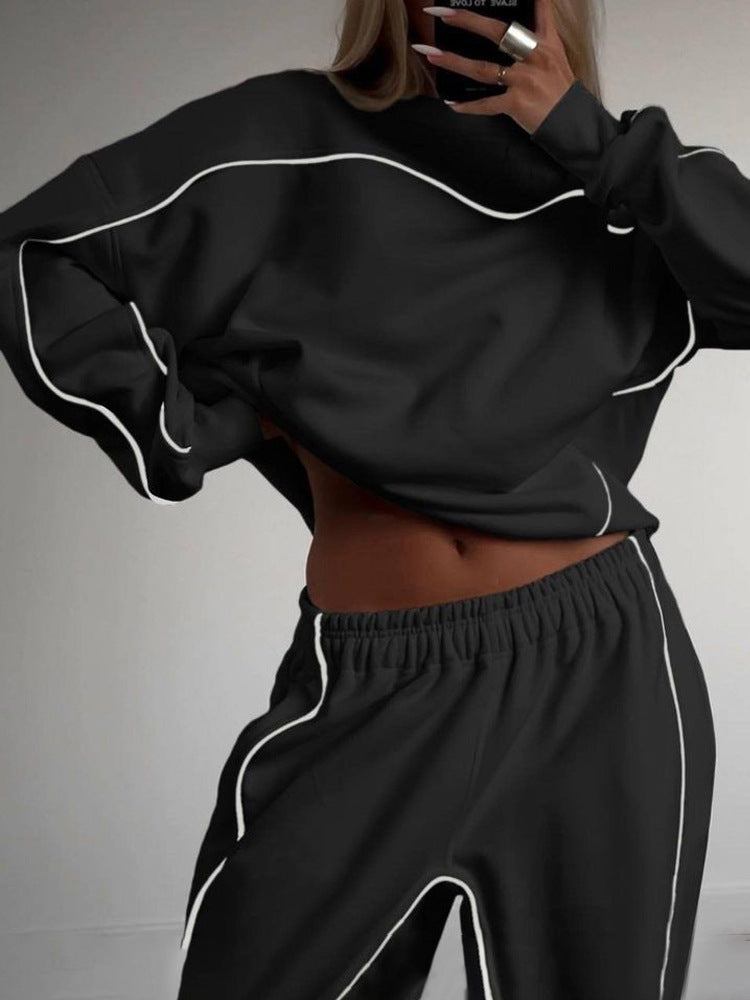Damen sportlicher Freizeitanzug mit modernem Schnitt und bequemen Details Heidi-Mode