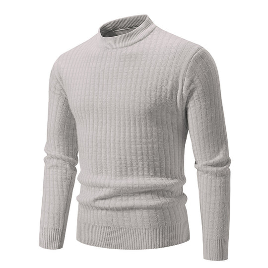 Herren Feinstrickpullover mit strukturiertem Design Heidi-Mode