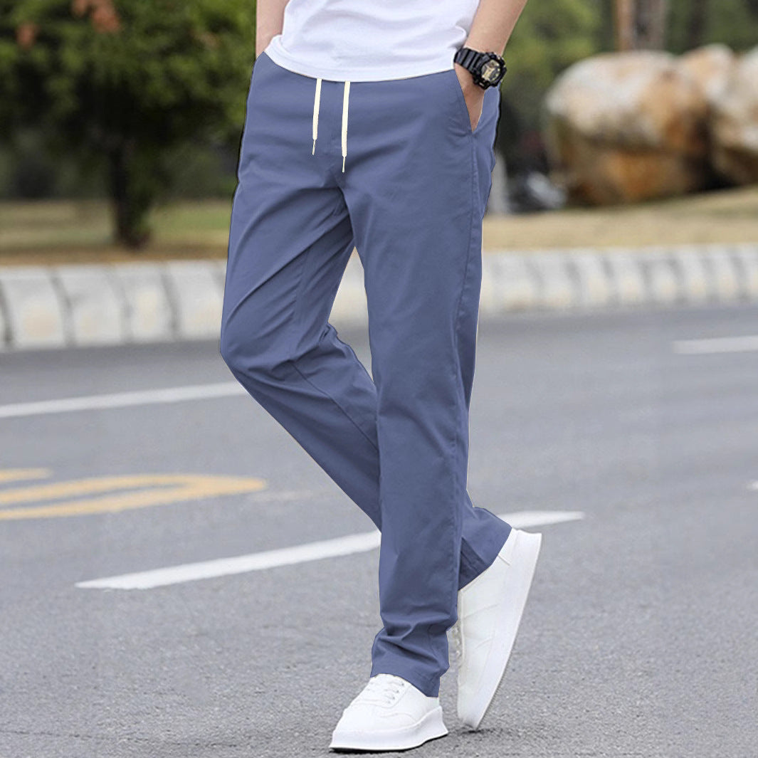 Herren bequeme Freizeithosen mit elastischem Bund und praktischen Seitentaschen Heidi-Mode