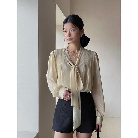 Damen hochwertige High-Waist Shorts mit elegantem Gummizug und Taschen Heidi-Mode