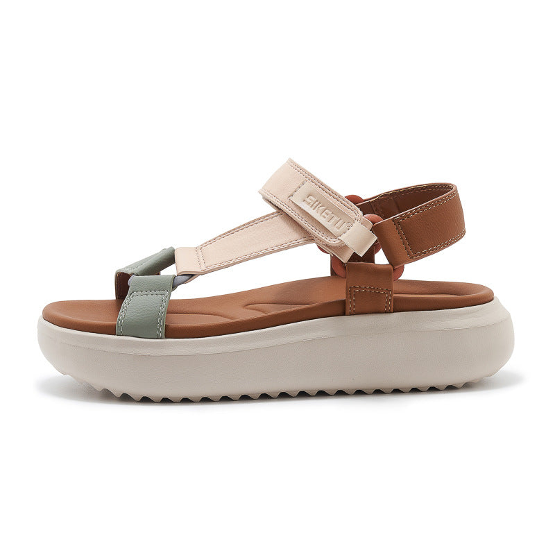 Damen modische Sandalen mit verstellbaren Riemen und dämpfender Sohle Heidi-Mode