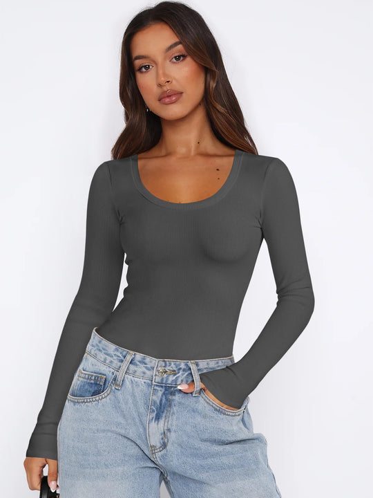 Damen Langarmshirt Heidi-Mode