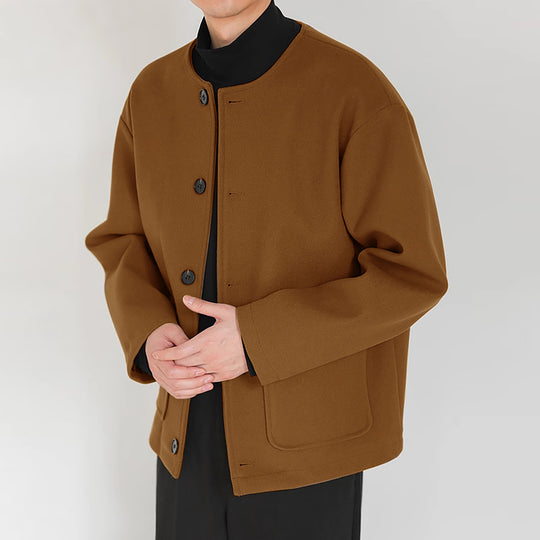 Damen Übergangsjacke mit praktischen Taschen und Knopfverschluss Heidi-Mode