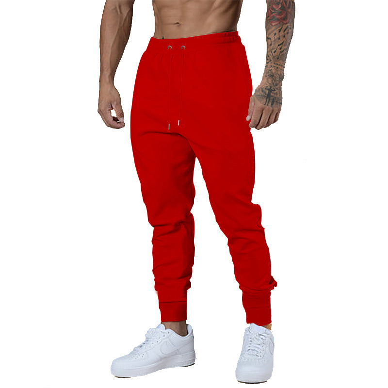 Herren Sportliche Jogginghose mit elastischem Bund und praktischen Reißverschlusstaschen Heidi-Mode