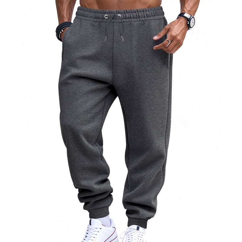 Herren bequeme Jogginghose mit elastischem Bund und praktischen Seitentaschen Heidi-Mode