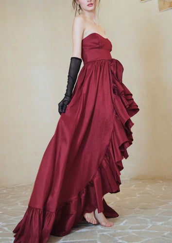 Heidi-Mode | B strapless Niche French Engagement Dress