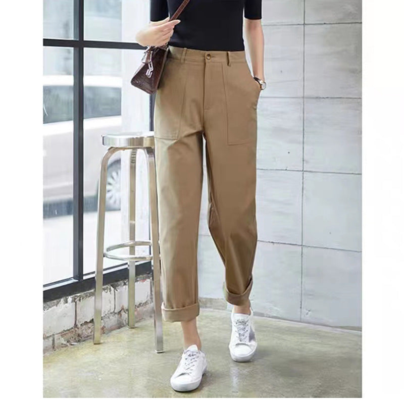Damen elegante weite Bundfaltenhose Heidi-Mode