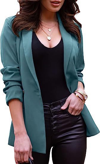 Damen Eleganter Blazer mit tailliertem Schnitt und modernen Details Heidi-Mode