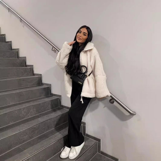 Damen Kuscheljacke Heidi-Mode