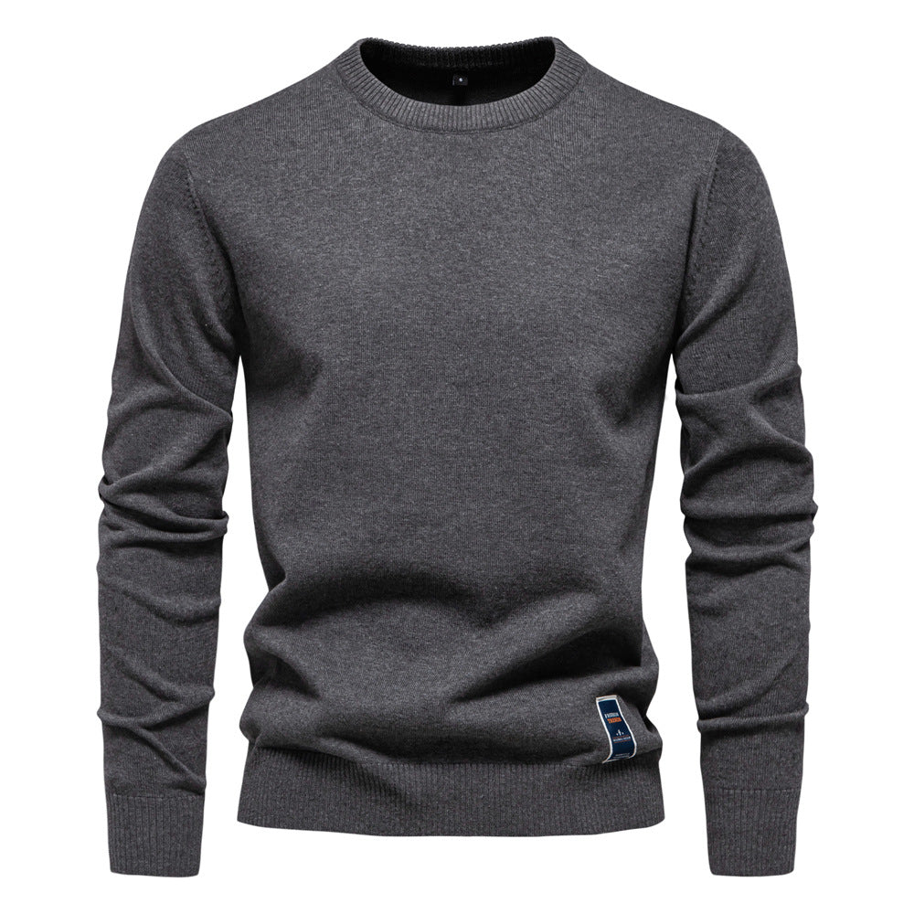 Herren Strickpullover aus hochwertiger Baumwollmischung mit angenehmer Passform Heidi-Mode