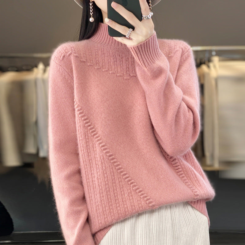 Damen Eleganter und bequemer Strickpullover mit einzigartigem Design Heidi-Mode