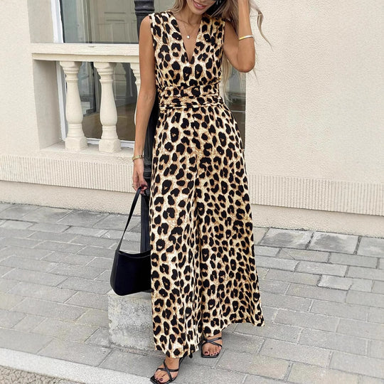 Damen Jumpsuit im trendigen Leo-Muster Heidi-Mode