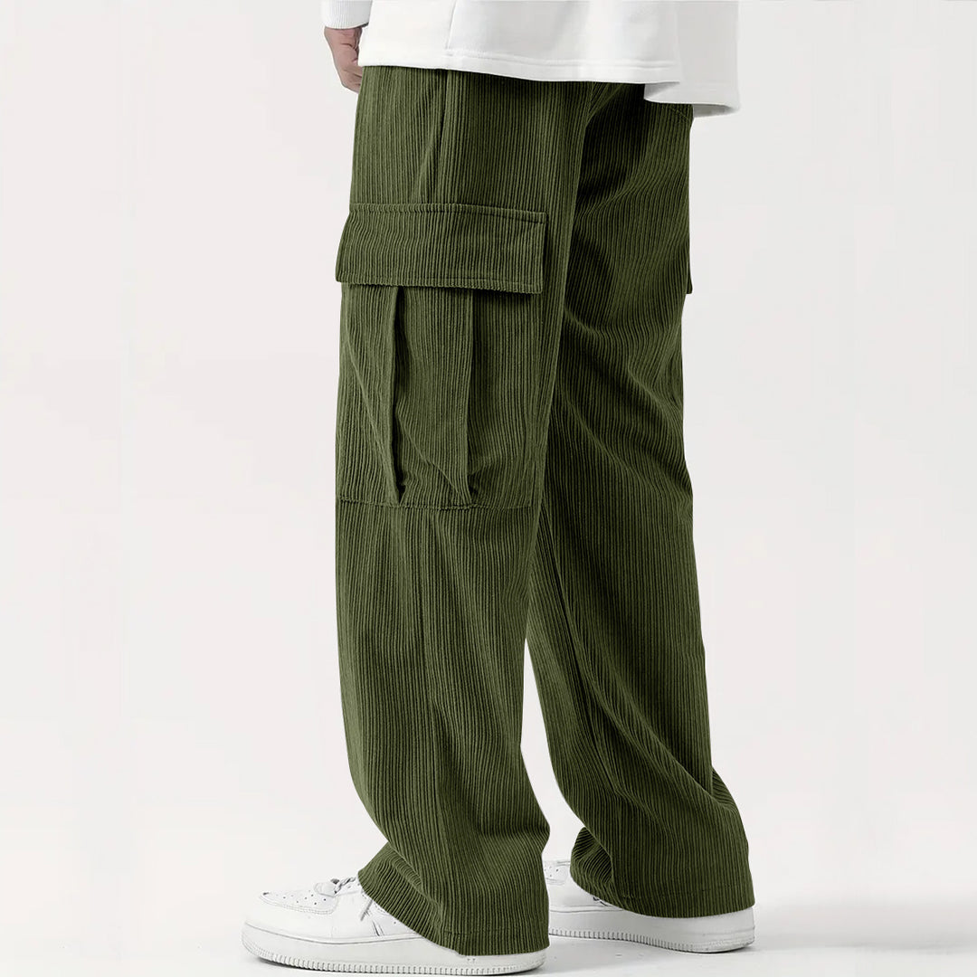 Herren Kord Cargo-Hose Heidi-Mode