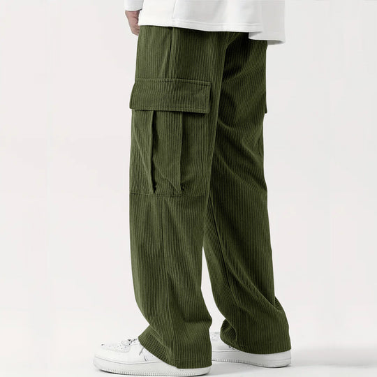 Herren Kord Cargo-Hose Heidi-Mode