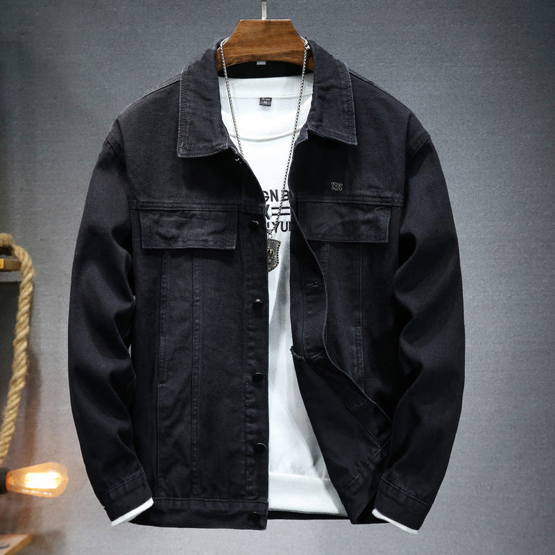 Herren modische Denimjacke mit funktionalen Taschen und lässigem Schnitt Heidi-Mode