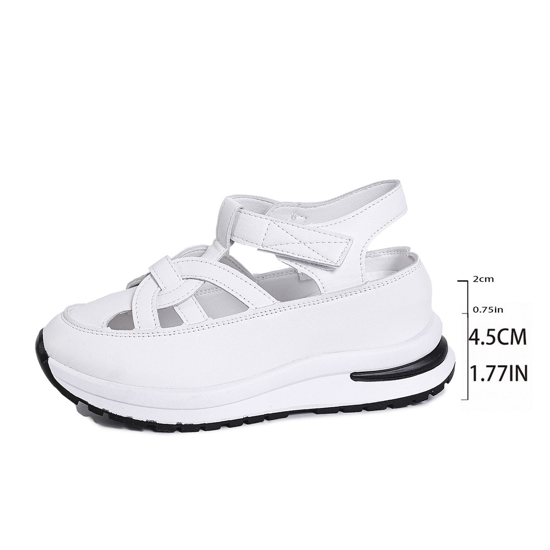 Damen Komfortable und Stylische Keil Sandalen mit offenem Zehenbereich Heidi-Mode