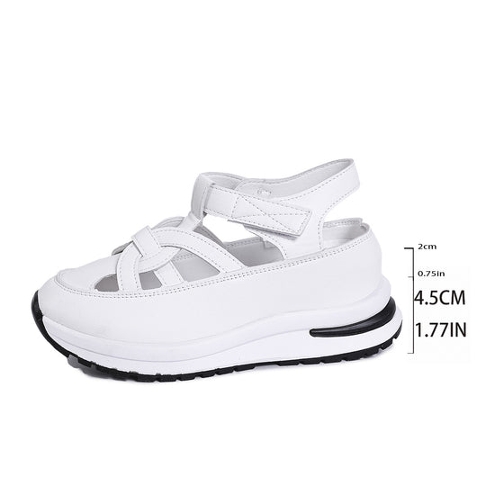 Damen Komfortable und Stylische Keil Sandalen mit offenem Zehenbereich Heidi-Mode