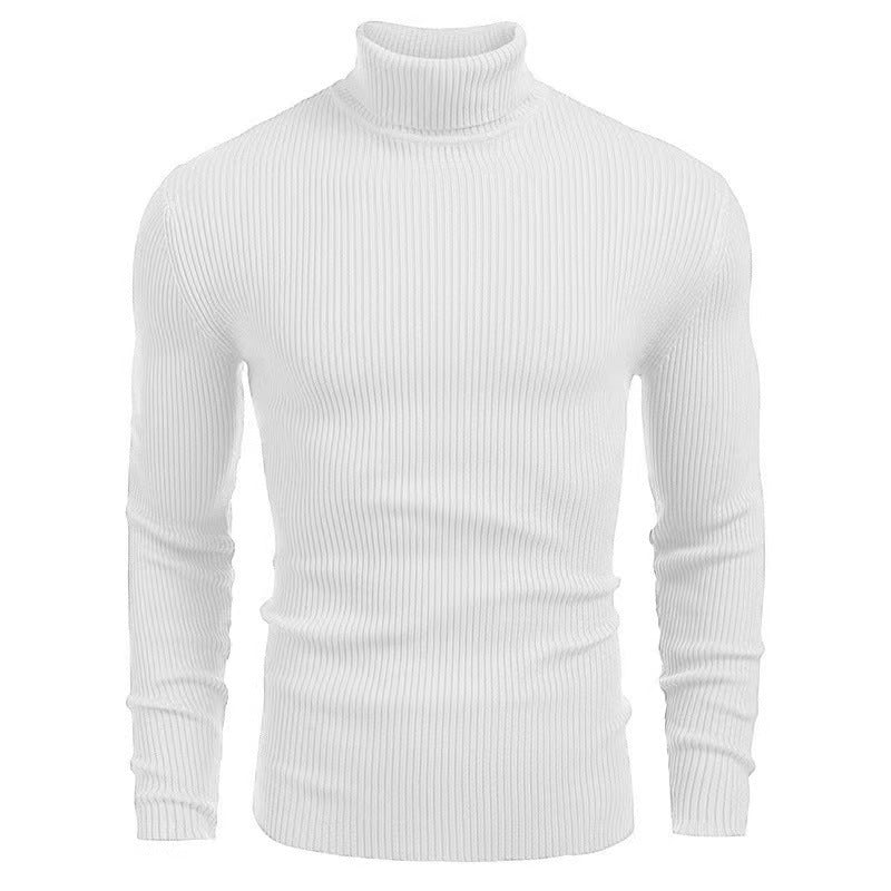 Herren Rollkragenpullover aus feiner Baumwolle mit strukturiertem Design Heidi-Mode