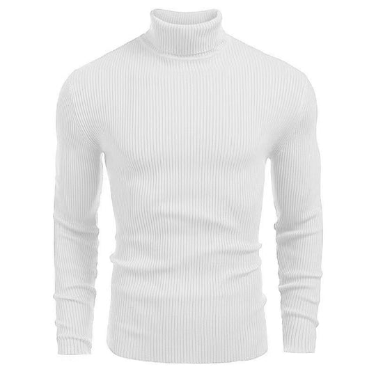 Herren Rollkragenpullover aus feiner Baumwolle mit strukturiertem Design Heidi-Mode