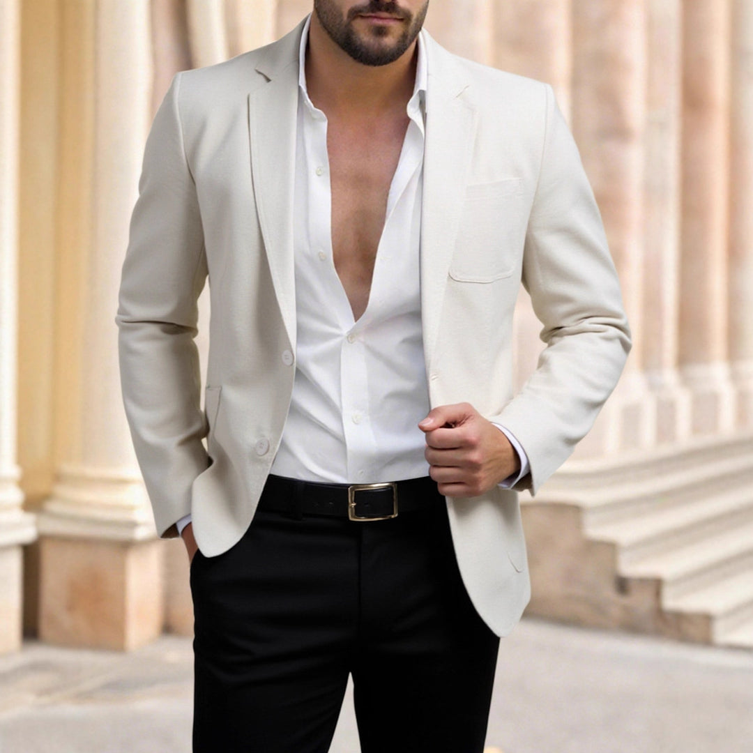 Herren eleganter Blazer mit modernem Schnitt Heidi-Mode