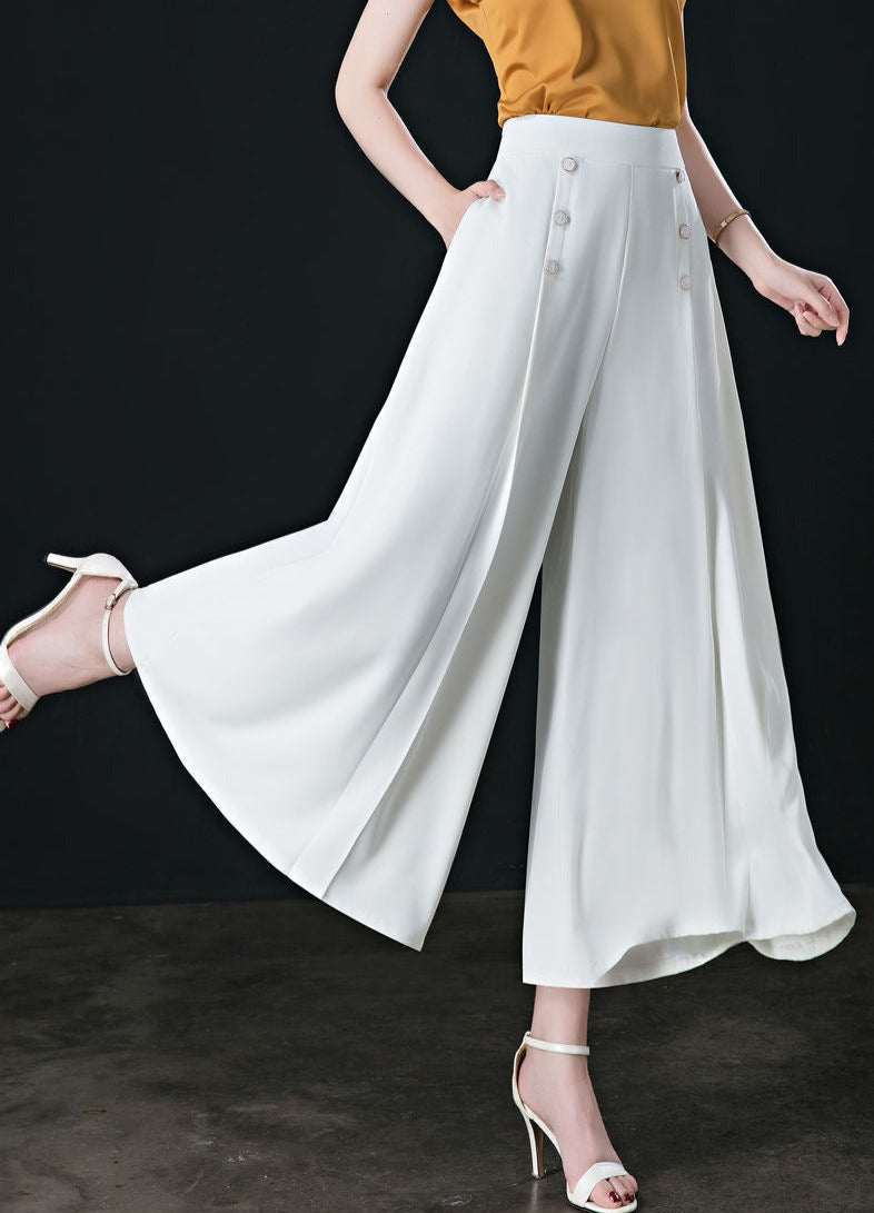 Heidi-Mode | Damen Flare Hosen Elegant Hochwertig Moderner Stil