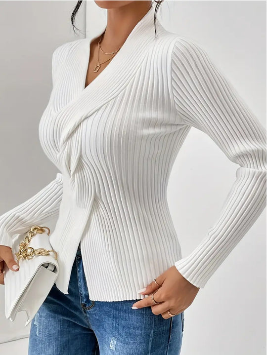 Damen eleganter Strickblazer Heidi-Mode