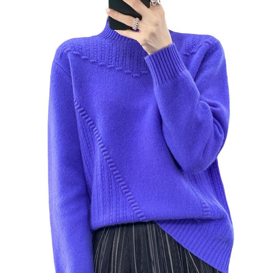 Damen Eleganter und bequemer Strickpullover mit einzigartigem Design Heidi-Mode