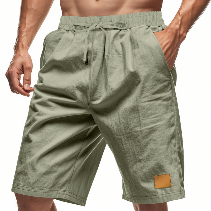 Herren bequeme Sport-Shorts mit elastischem Bund und praktischen Seitentaschen Heidi-Mode
