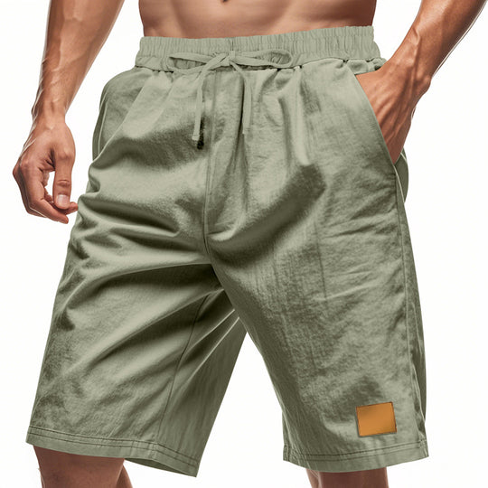 Herren bequeme Sport-Shorts mit elastischem Bund und praktischen Seitentaschen Heidi-Mode