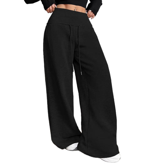 Damen Weite Jogginghose mit elastischem Taillenbund Heidi-Mode