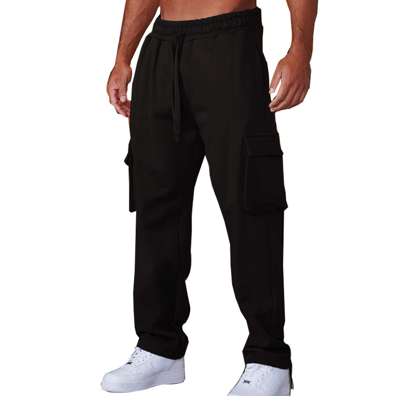 Herren Cargo-Jogginghose mit verstellbarem Bund und praktischen Seitentaschen Heidi-Mode