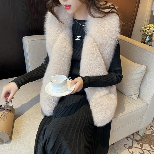 Damen Weste aus luxuriös flauschigem Kunstpelz Heidi-Mode