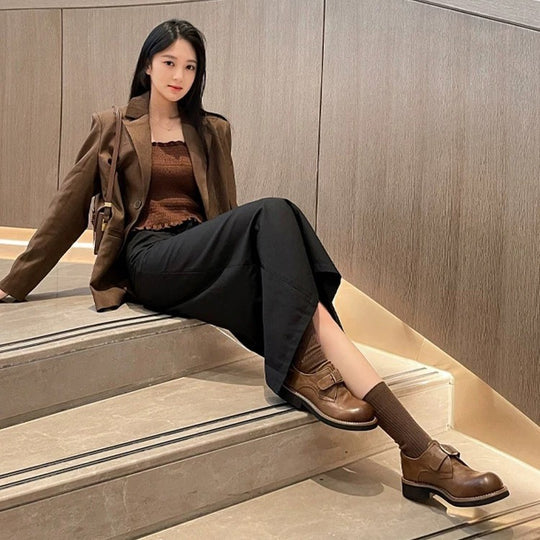 Damen Eleganter Blazer mit strukturiertem Design und modernem Schnitt Heidi-Mode