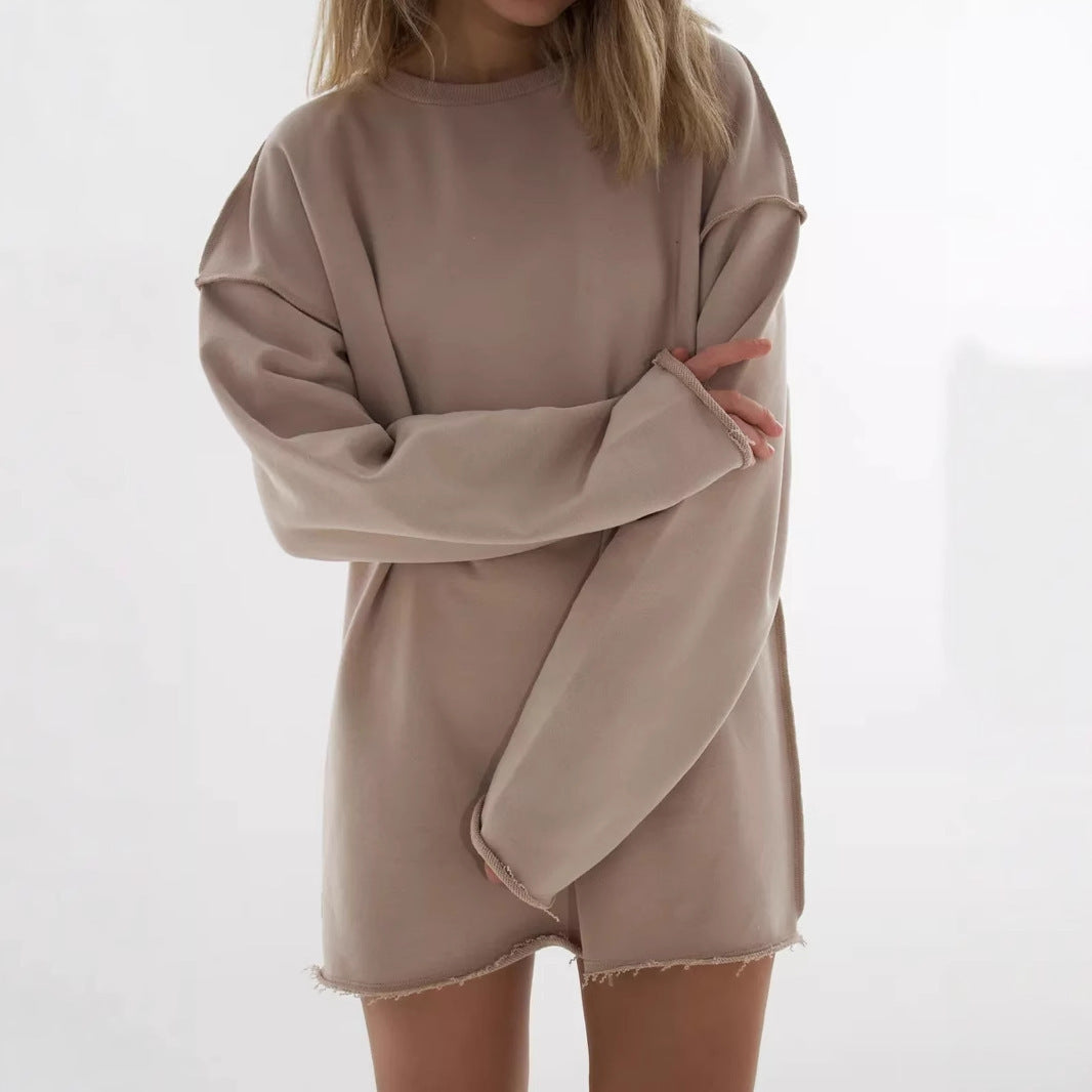 Damen Oversized Sweatshirt Heidi-Mode