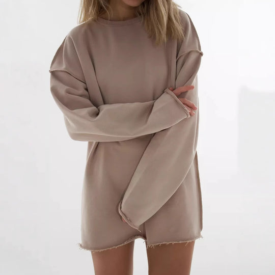Damen Oversized Sweatshirt Heidi-Mode