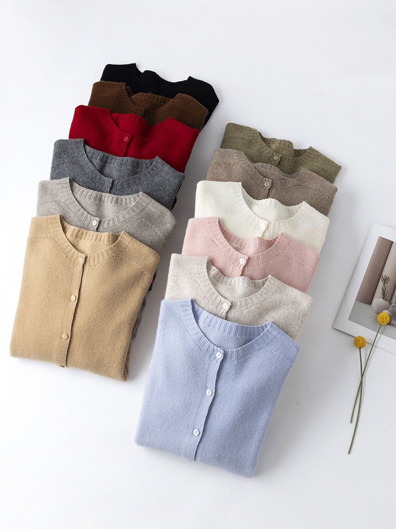 Femme Weicher Strick-Cardigan Heidi-Mode