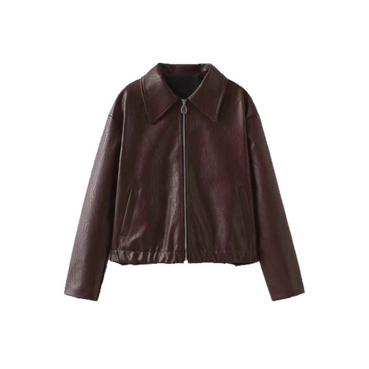 Damen modische jacke im Vintage-Stil mit hochwertiger Textur Heidi-Mode