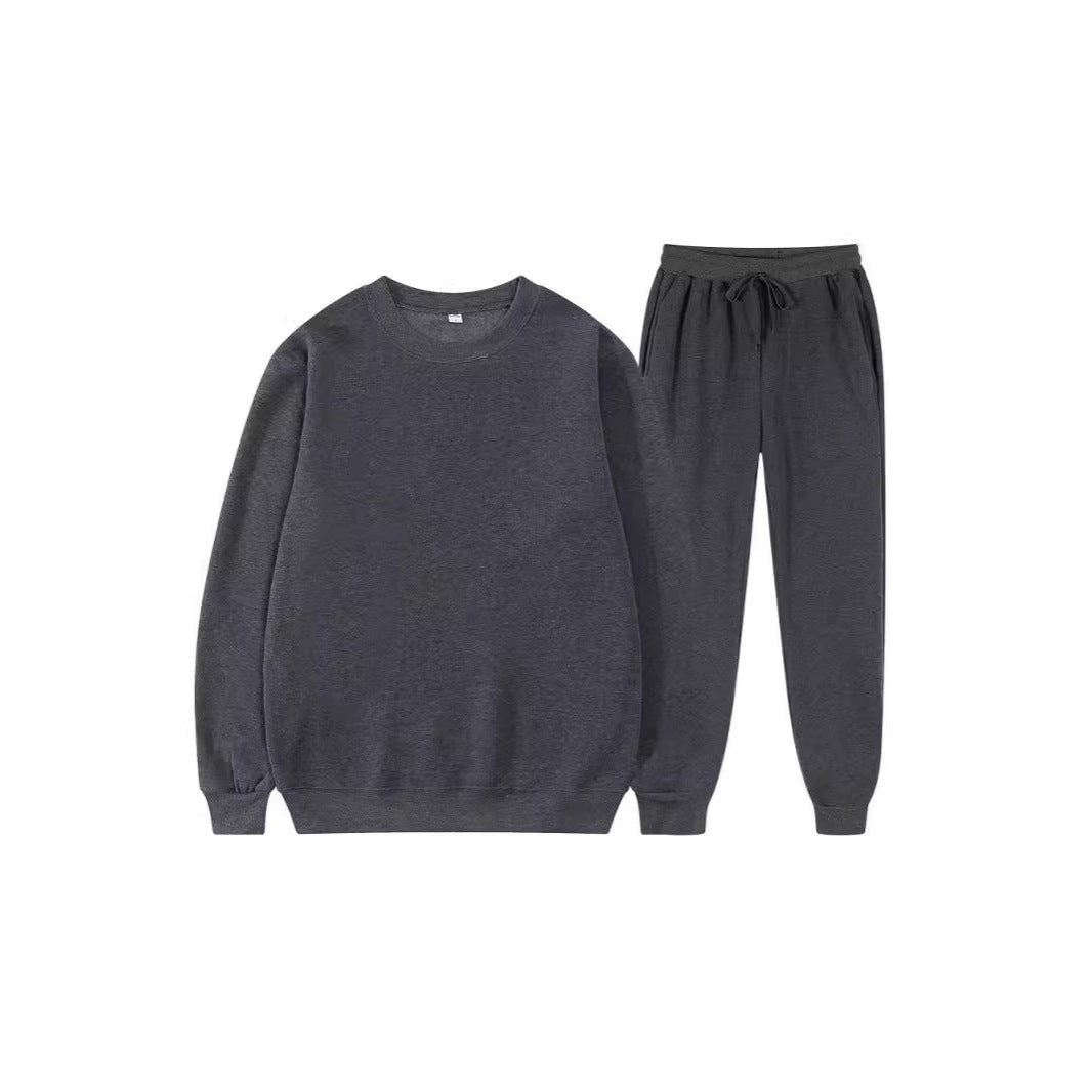 Damen Sportlicher Sweat-Anzug mit komfortablem Schnitt und elastischem Bund Heidi-Mode