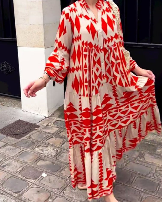 Heidi Mode | Bedrucktes Hemdkleid
