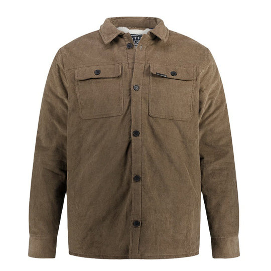 Herren Cordjacke mit praktischen Brusttaschen und modernem Schnitt Heidi-Mode