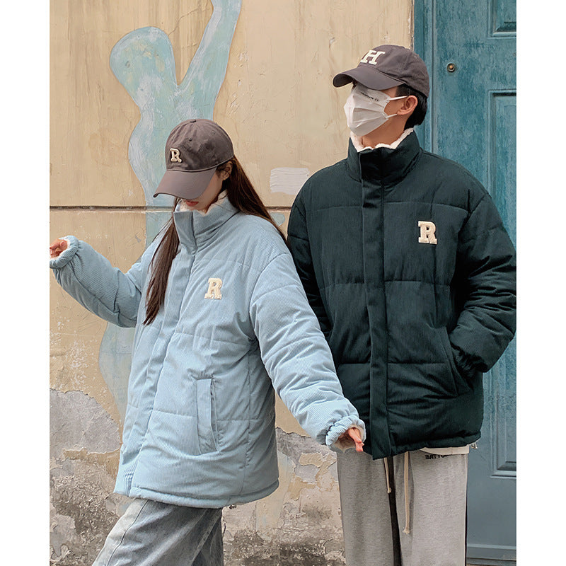 Damen Casual Steppjacke mit hohem Kragen und Seitentaschen Heidi-Mode