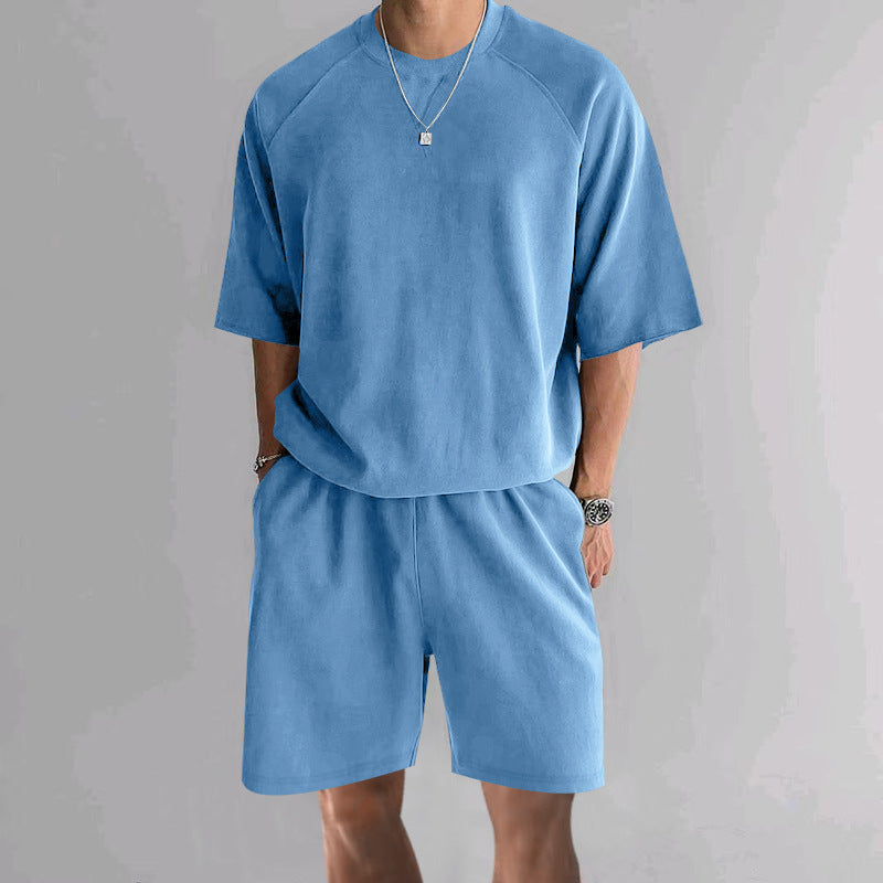Herren funktionales Freizeit-Set aus atmungsaktivem Material mit bequemer Passform Heidi-Mode